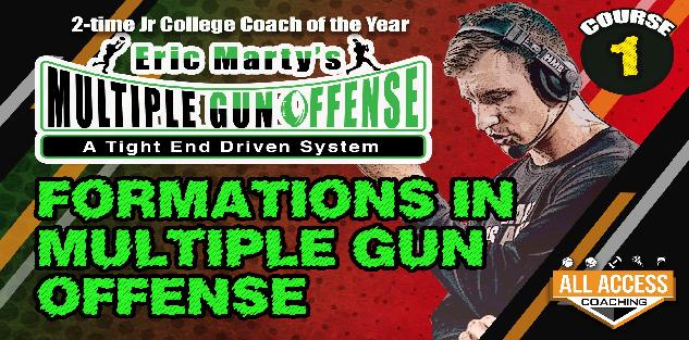 Course 1: Formations in Multiple Gun Offense