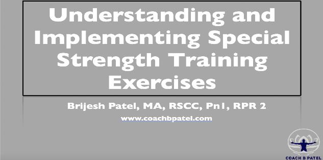 Understanding and Implementing Special Strength Training Exercises