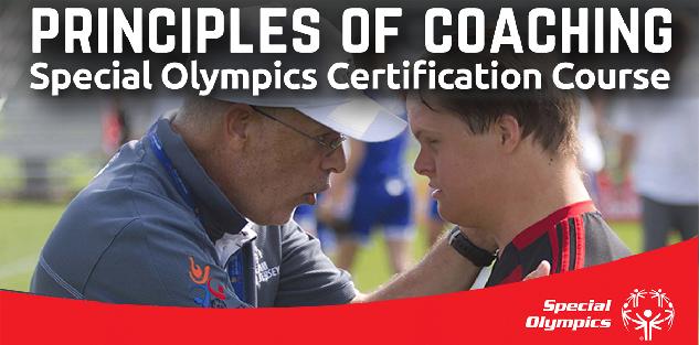 Special Olympics Certification Course: Principles of Coaching