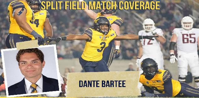 Split Field Man Match Quarters Defense: Dante Bartee