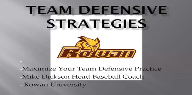 Mike Dickson - Successful Team Defensive Strategies