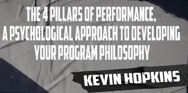 The 4 Pillars of Performance: A Psychological Approach to Developing Your Program Philosophy
