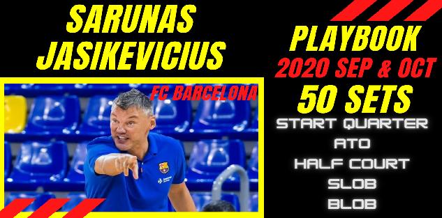 50 sets by JASIKEVICIUS in Barcelona (2020 Sep & Oct Playbook)
