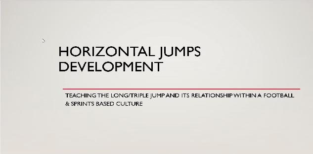 Horizontal Jumps Development - Justin Kinseth