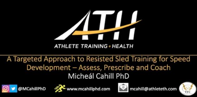 Assess, Prescribe, & Coach Resisted Runs - Dr. Micheál Cahill