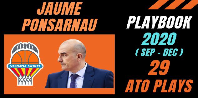 29 ATO plays by JAUME PONSARNAU in Valencia Basket (2020 Sep-Dec)