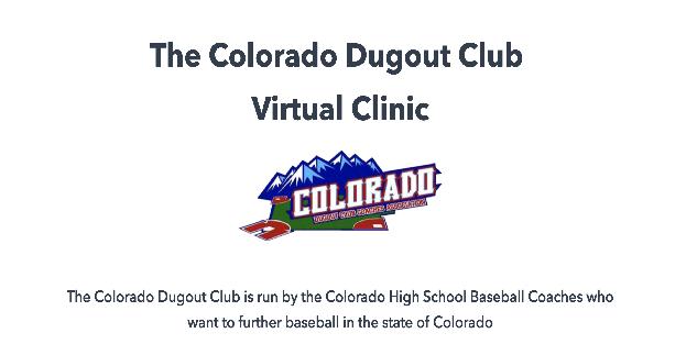 Colorado Dugout Club Virtual Convention