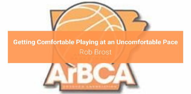 Rob Brost-Getting Comfortable Playing at an Uncomfortable Pace