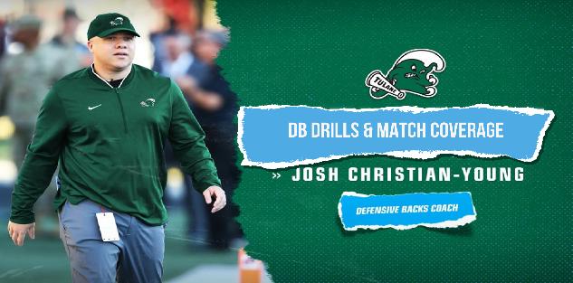 Josh Christian-Young - DB Drills & Match Coverage