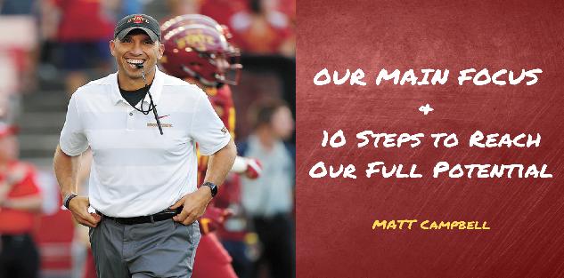 Matt Campbell - Our Main Focus and 10 Steps to Reach Our Full Potential