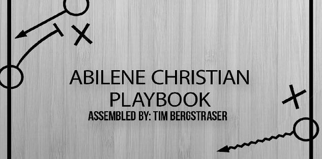 Joe Golding Abilene Christian Playbook & FREE Video