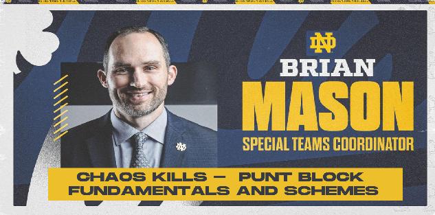 Brian Mason - Chaos Kills - Cincinnati Punt Block Fundamentals and Schemes