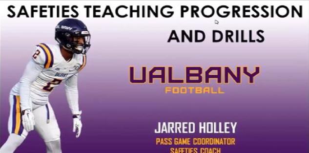 Jarred Holley- Safeties Teaching Progression & Drills