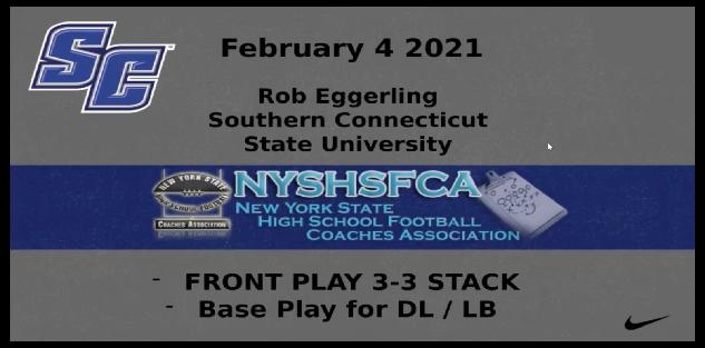 Rob Eggerling- Front Play 3-3 Stack/LB & DL Base Play