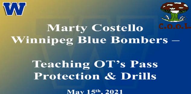 Marty Costello, Winnipeg - Teaching Ot`s Pass Protection & Drills + Q&A