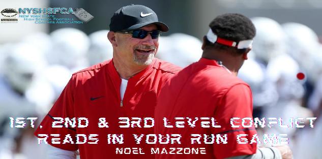 Noel Mazzone - 1st, 2nd & 3rd Level Conflict Reads in Your Run Game