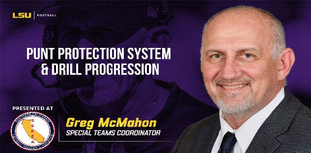 Greg McMahon - LSU Punt Protection System & Drill Progression