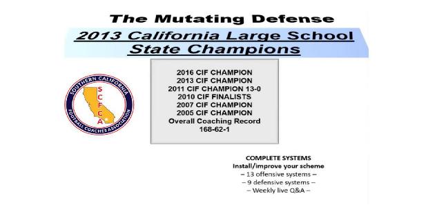 Paul Golla- Developing a Weekly Game Plan vs Multiple Spread Offense Part 1