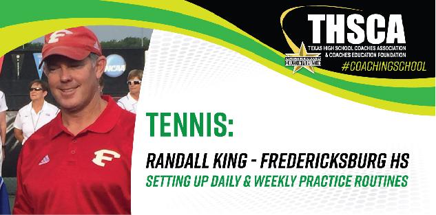 Setting Up Daily & Weekly Practice Routines - Randall King, Fredericksburg