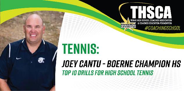 Top 10 Drills for HS Tennis - Joey Cantu, Boerne Champion HS