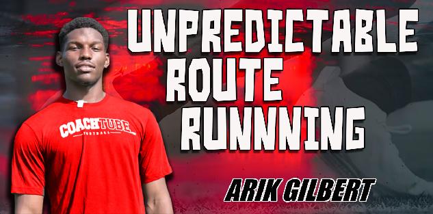 Become Unpredictable in your Route Running with Arik Gilbert