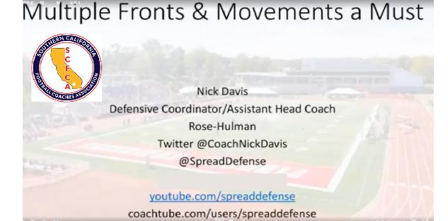 Nick Davis - Multiple Defensive Fronts and Movements