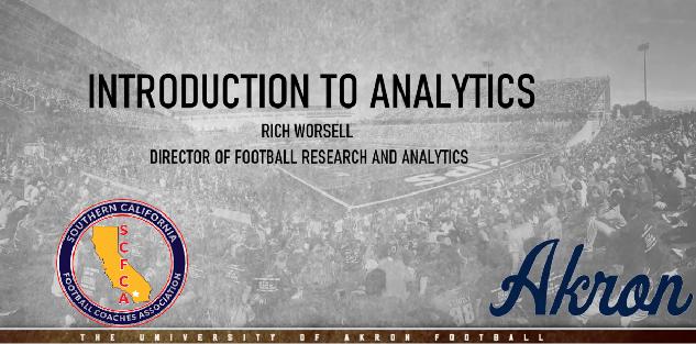 Rich Worsell - Getting Started with Analytics in Football