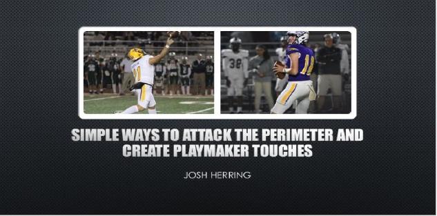 Simple Ways To Attack The Perimeter And Create Playmaker Touches