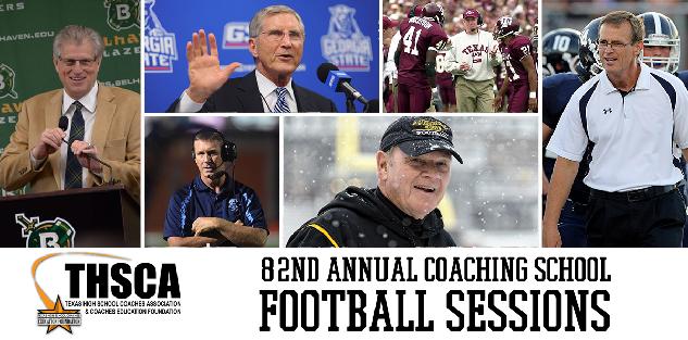 2014 Texas High School Coaches Association Coaching School—Football Sessions