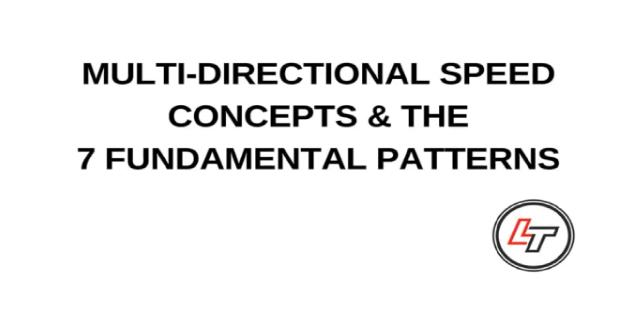 Lee Taft- Multi-Directional Speed Concepts & 7 Fundamental Patterns