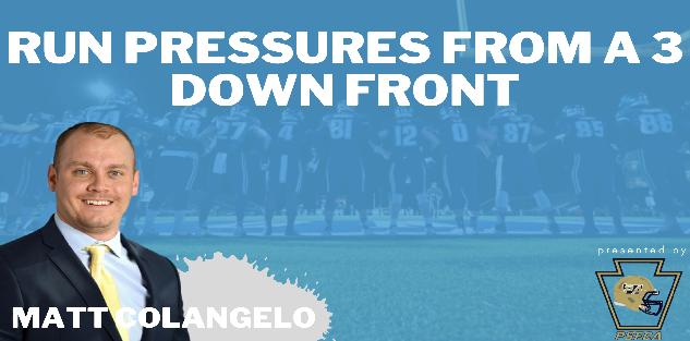 Run Pressures from a 3 Down Front
