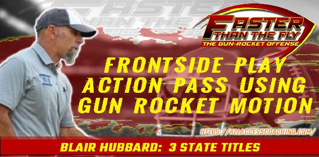 Frontside Play Action Pass using Gun Rocket Motion