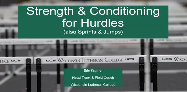 Strength Training for Hurdlers with Eric Kramer