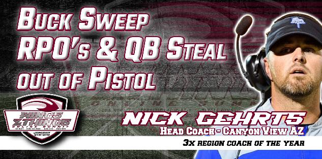 Buck Sweep RPOs & QB Steal out of Pistol