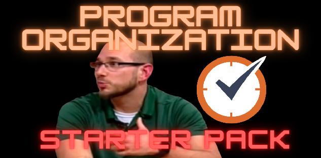 Program Organization Starter Pack