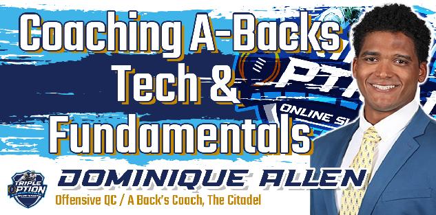 Coaching A-Backs Tech & Fundamentals