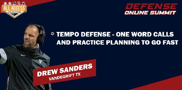 Tempo Defense - One word calls and practice planning to go fast