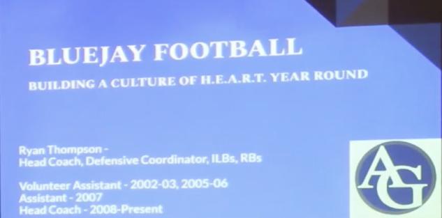 Ryan Thompson: Building a Year-Round Culture for your football team