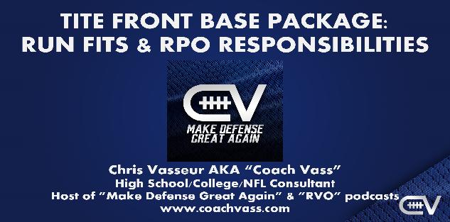 Tite Front Defense - Run Fits with RPO Responsibilities (Part 2)