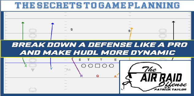 The Secret to Game Planning: Breakdown a Defense like a Pro and make HUDL more Dynamic