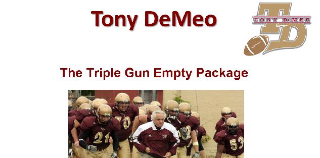 The Triple Gun Empty Package