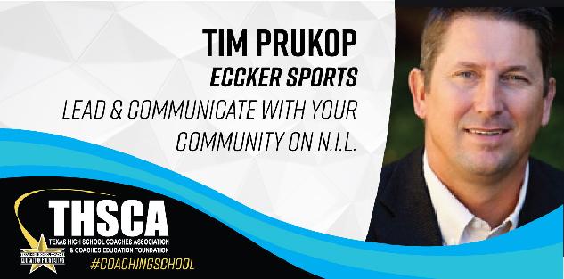 Tim Prukop - Eccker Sports - Lead & Communicate Effectively on N.I.L.