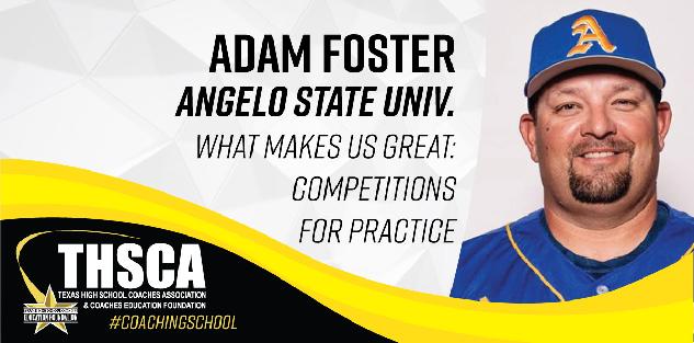 Adam Foster - Angelo State Univ. - Competitions for Practice