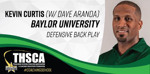 Kevin Curtis - Baylor Univ - Defensive Back Play (w/ Dave Aranda)