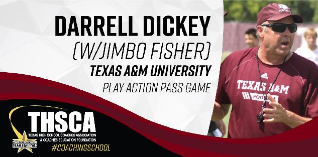 Darrell Dickey - TX A&M Univ. - Play Action Pass Game (w/ Jimbo Fisher)
