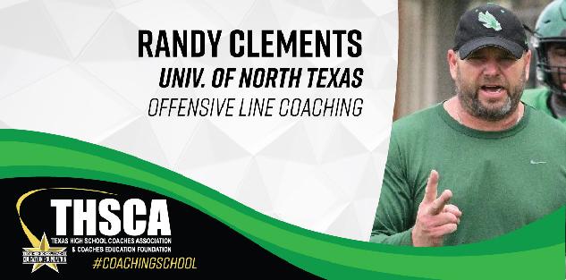 Randy Clements - UNT - LIVE DEMO - Offensive Line