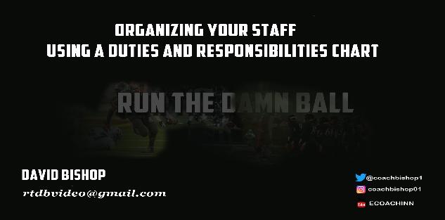 Organizing Your Staff and Duties and Responsibilities