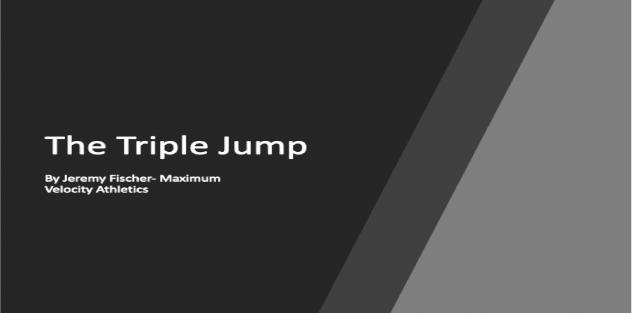 Components of the Triple Jump- Jeremy Fischer