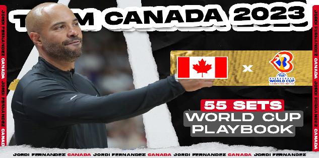 CANADA (55 SETS) 2023 FIBA WC PLAYBOOK BY Jordi Fernández