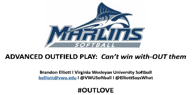 Advanced Outfield Play with Brandon Elliott Advanced Outfield Play with Brandon Elliott